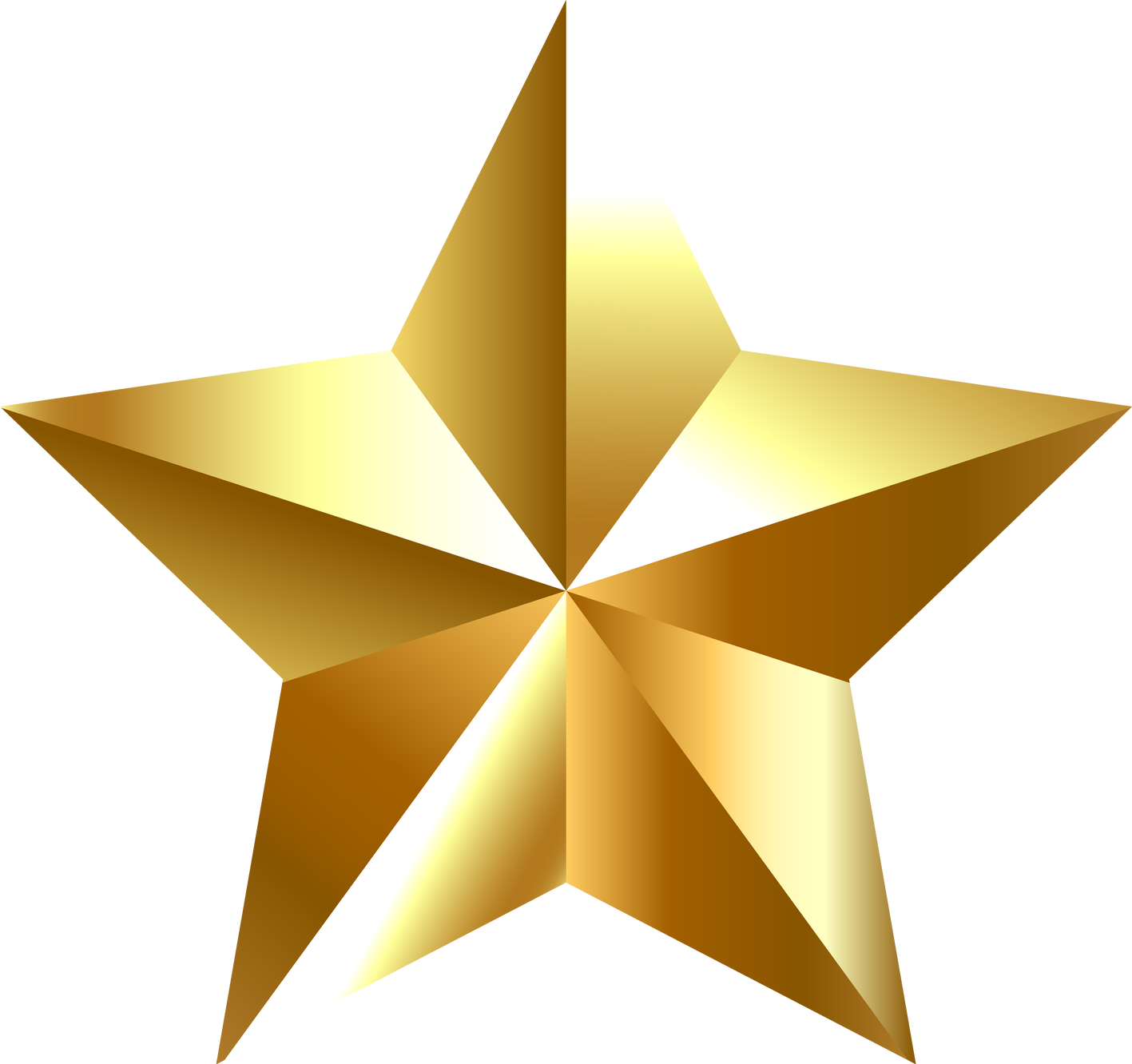 Gold Star Illustration